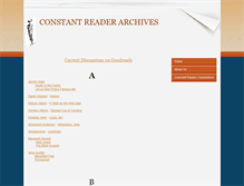 Tablet Screenshot of constantreader.com